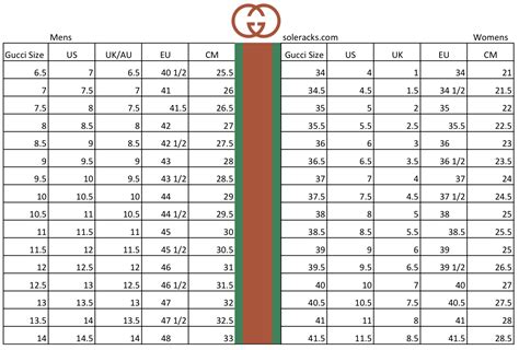 gucci women shoe size chart